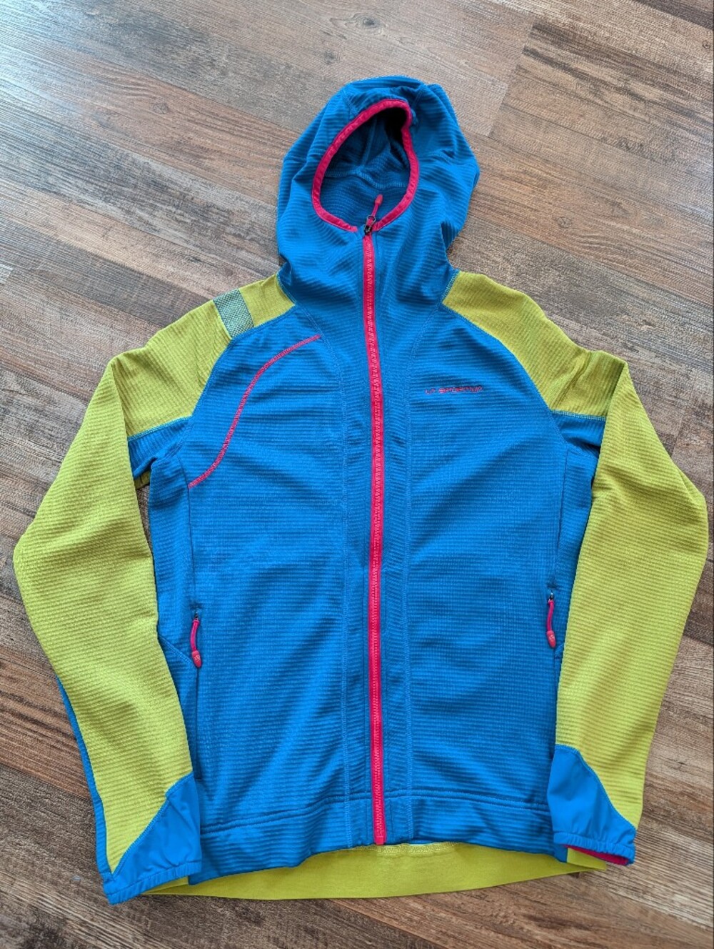 La Sportiva Women's Kix Hoodie Mid Layer Fleece Jacket Sz M